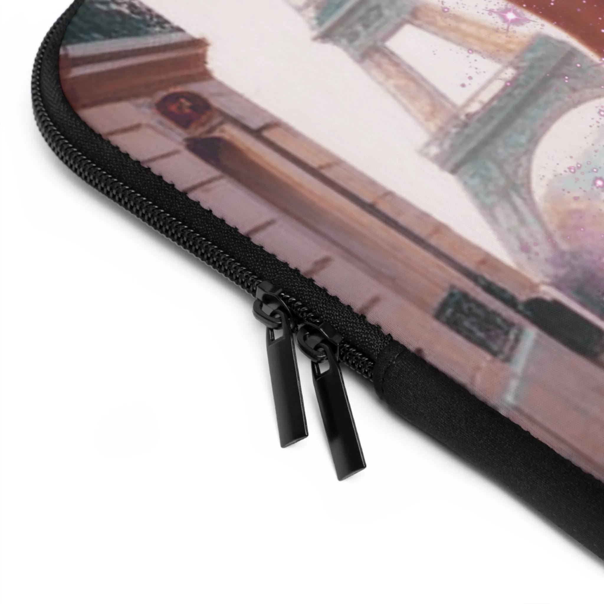Parisian Stroll (Pink Gown) Laptop Sleeve
