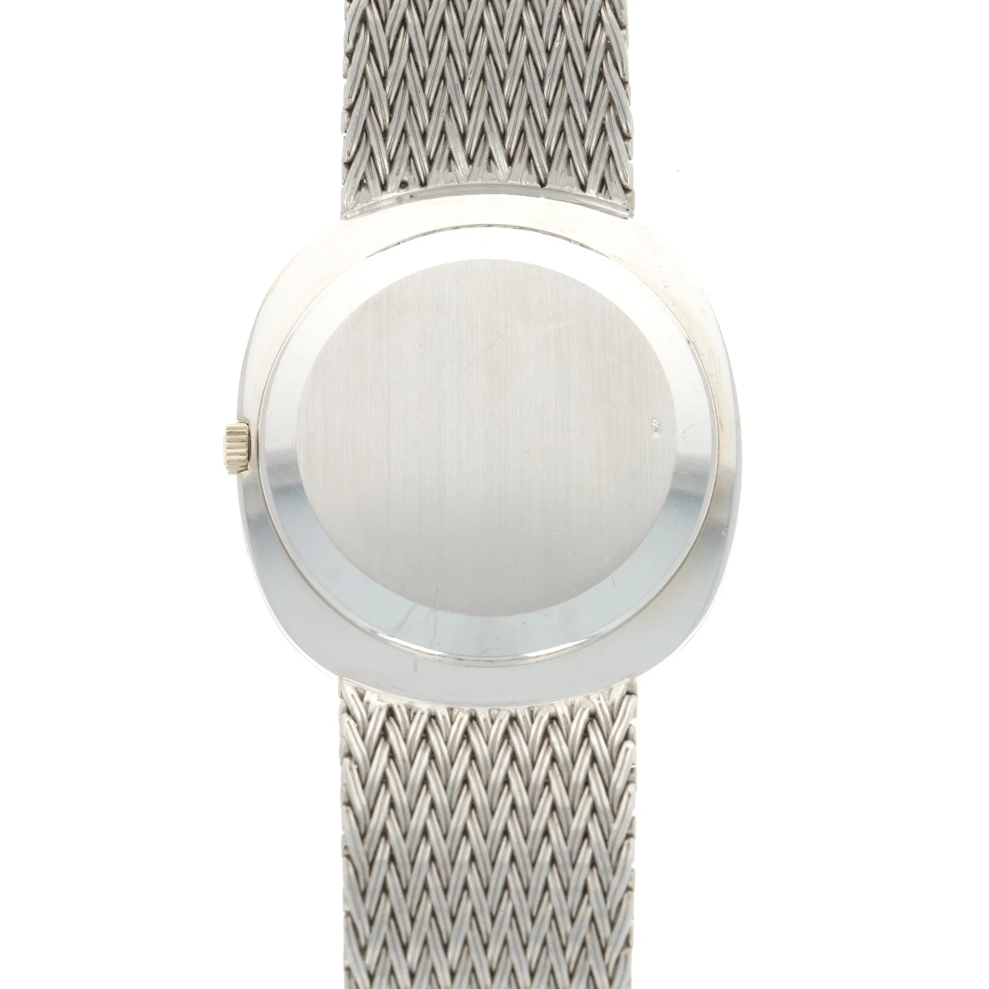 Patek Philippe White Gold Automatic Oval Bracelet Watch Ref. 3589