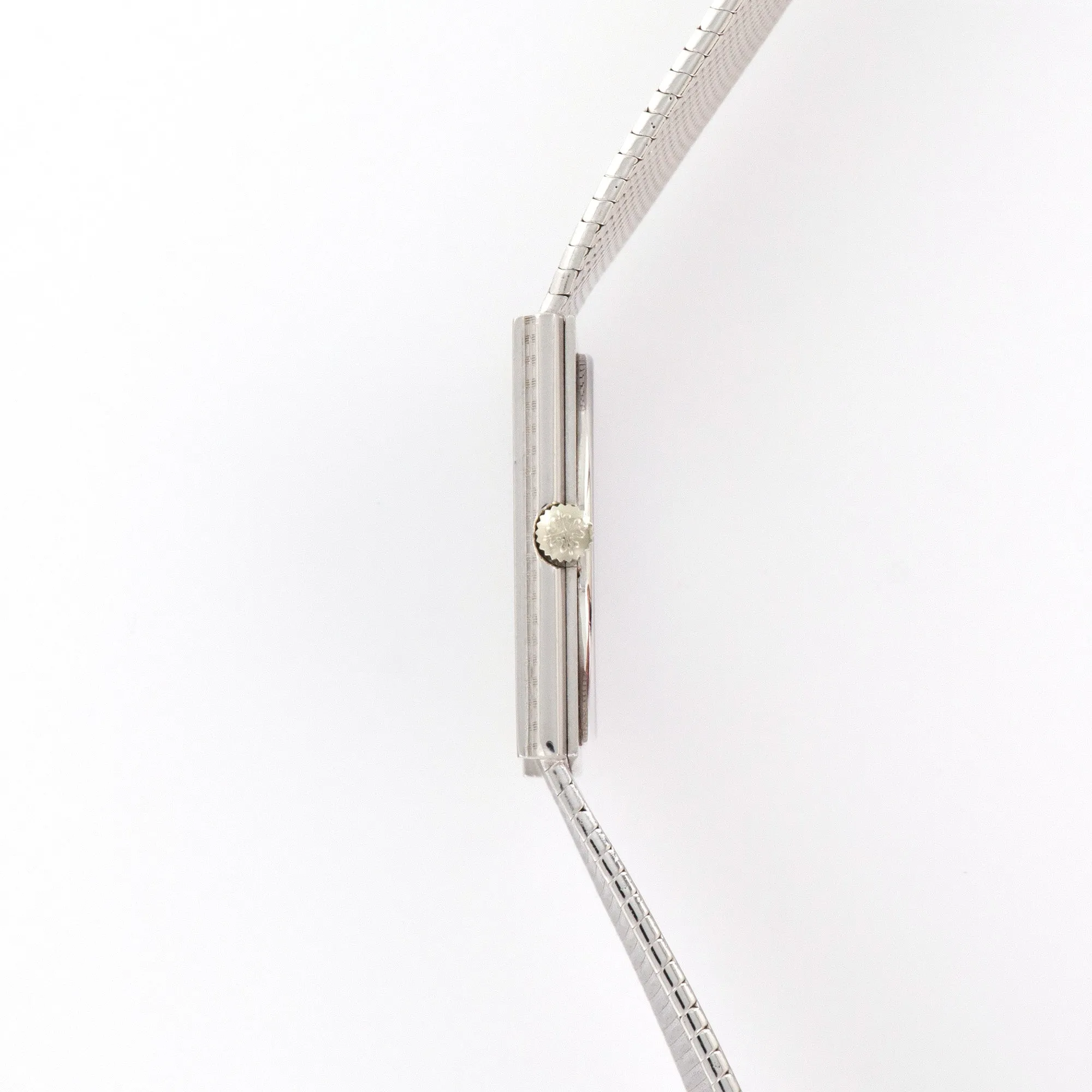 Patek Philippe White Gold Bracelet Watch, Retailed by Cartier