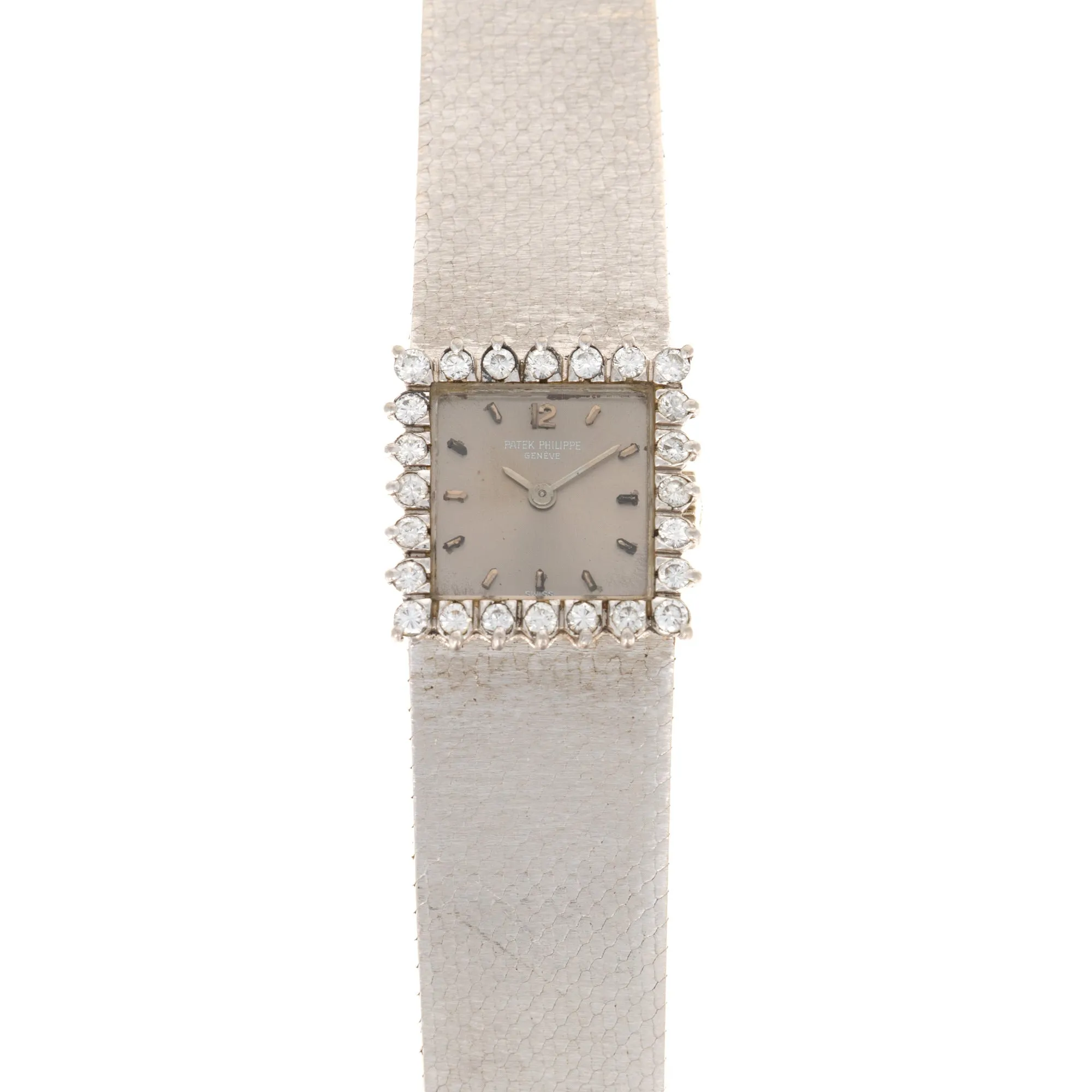 Patek Philippe White Gold Diamond Bezel ladies Watch Ref. 3285/49