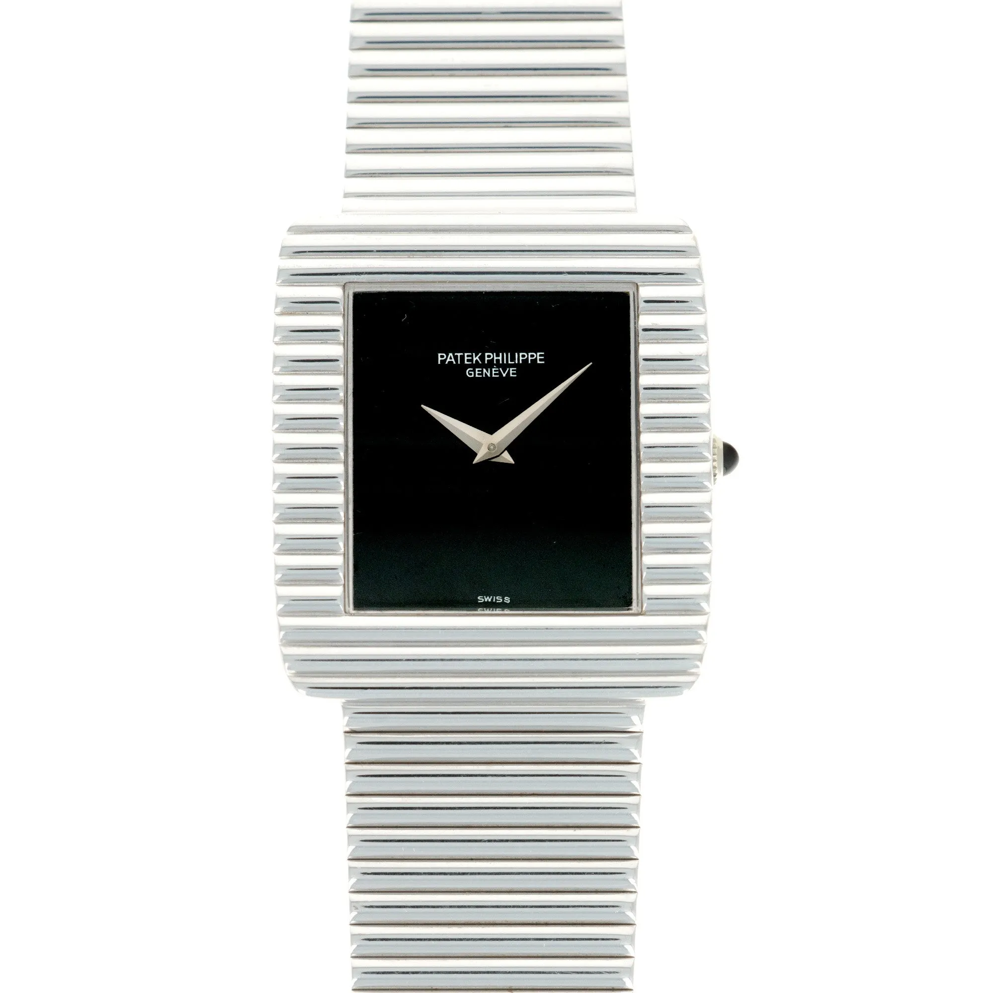 Patek Philippe White Gold Onyx Dial Watch, Ref. 3733