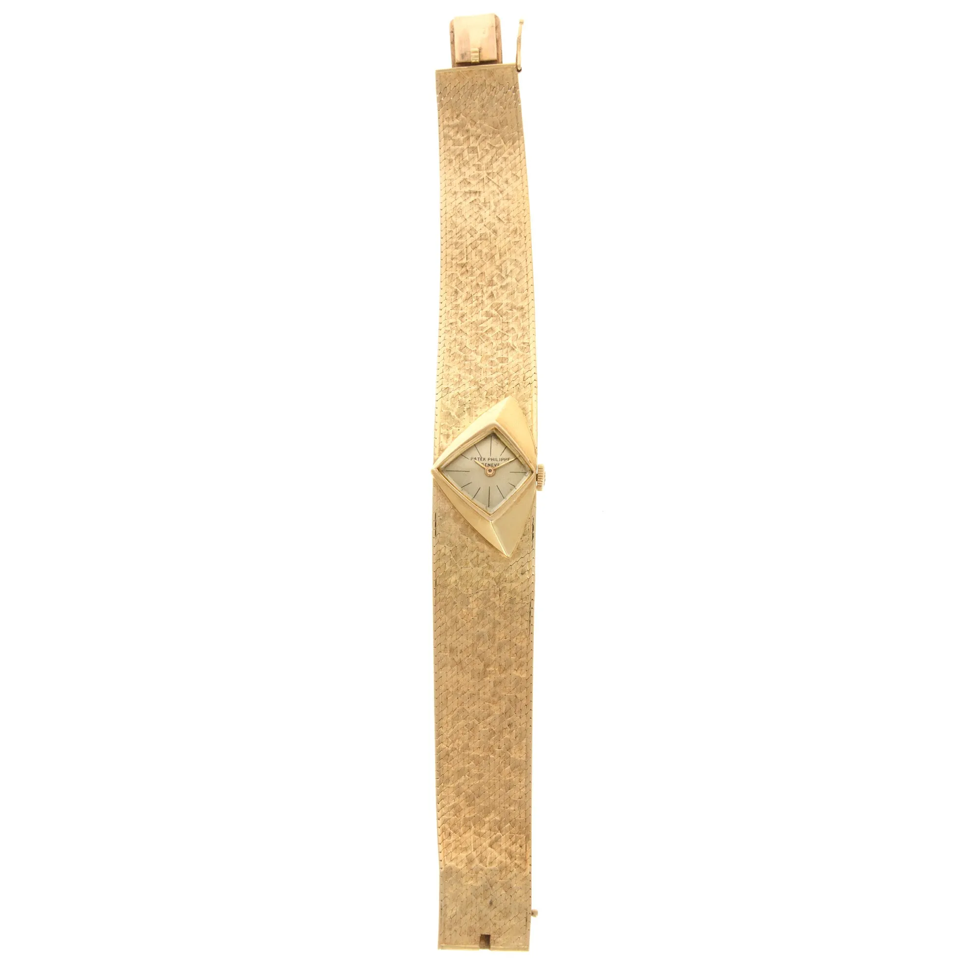 Patek Philippe Yellow Gold Asymmetrical Watch, Ref. 3270, Designed by Gilbert Albert