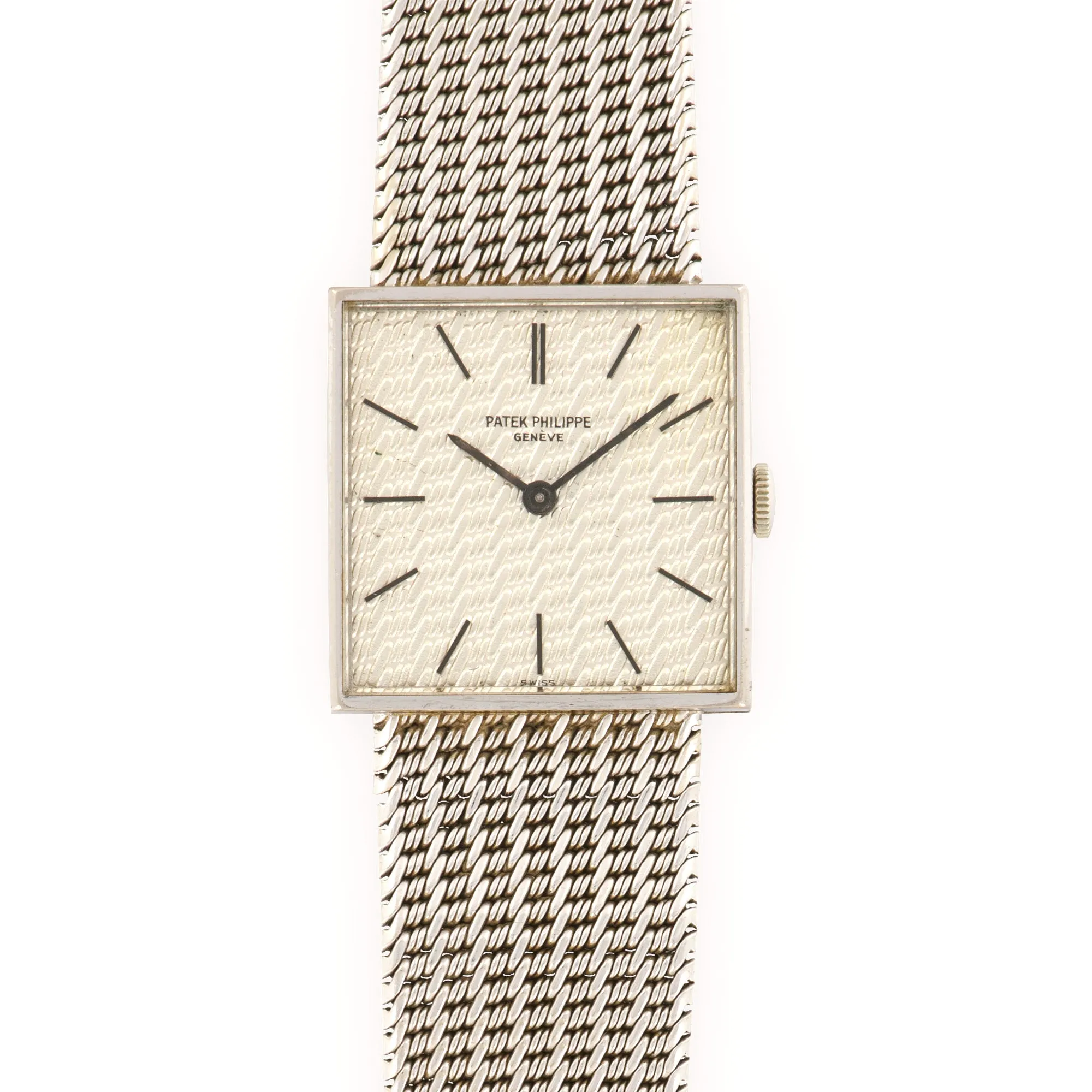 Patek Phlippe White Gold Bracelet Watch Ref. 3430