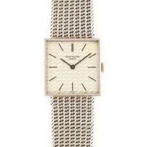 Patek Phlippe White Gold Bracelet Watch Ref. 3430