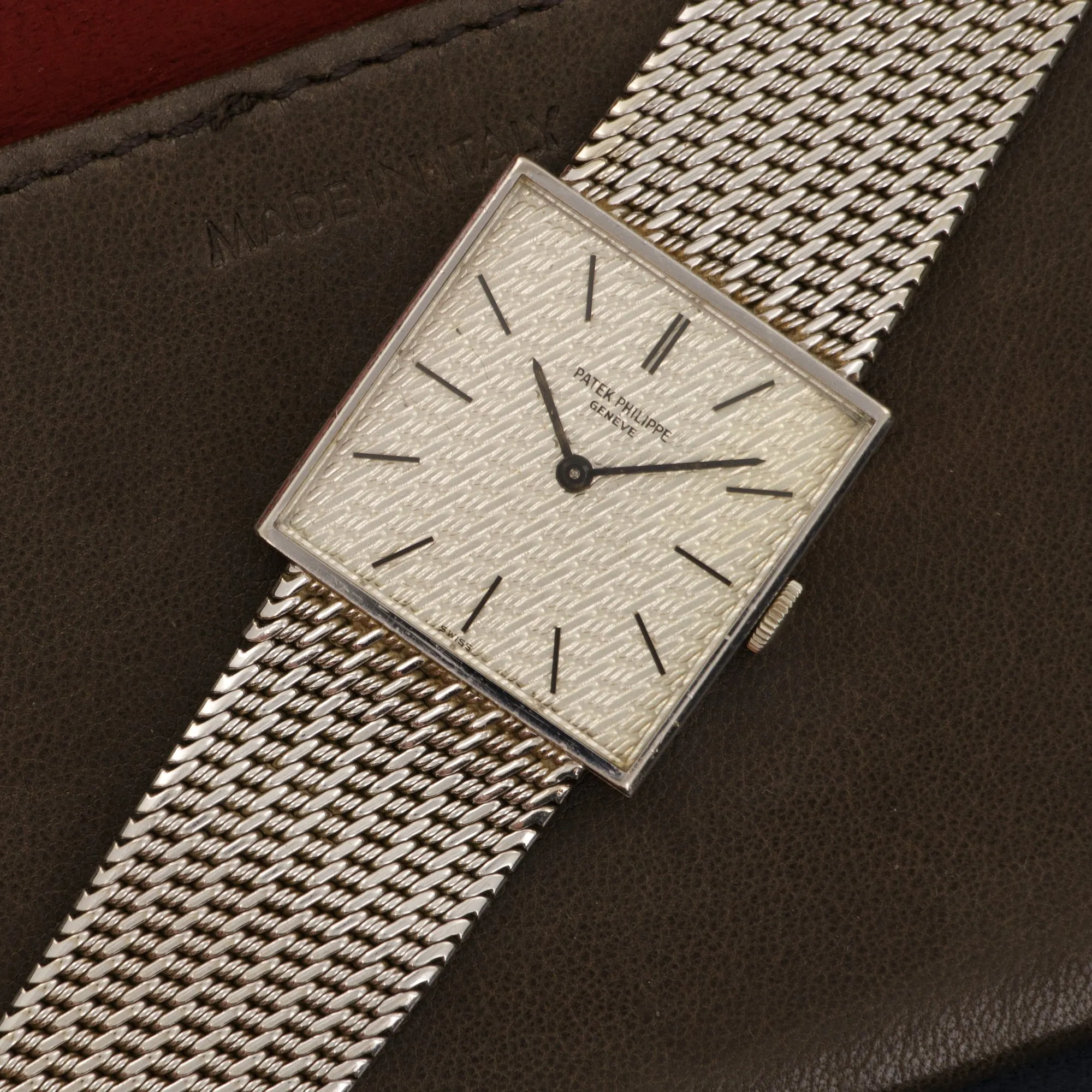 Patek Phlippe White Gold Bracelet Watch Ref. 3430
