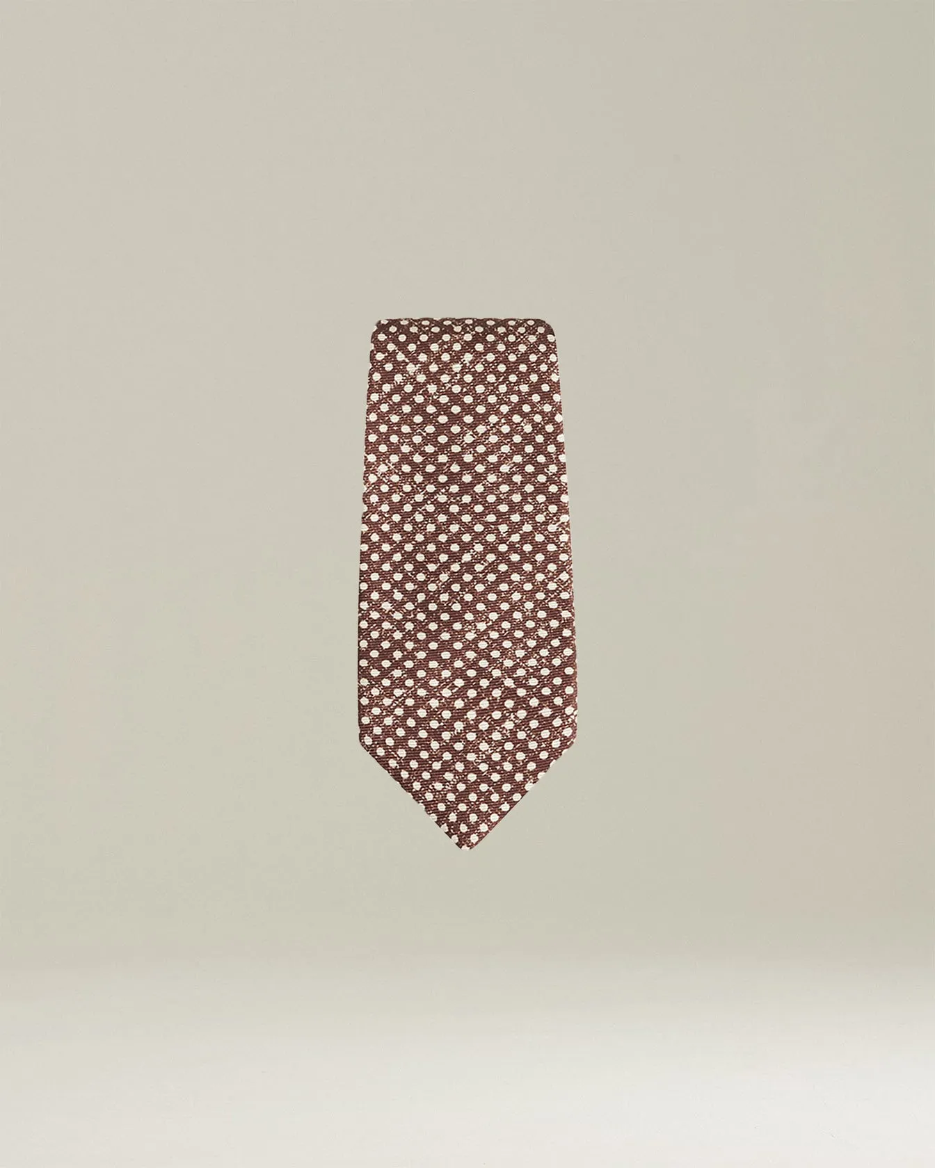 PATTERNED SILK TIE