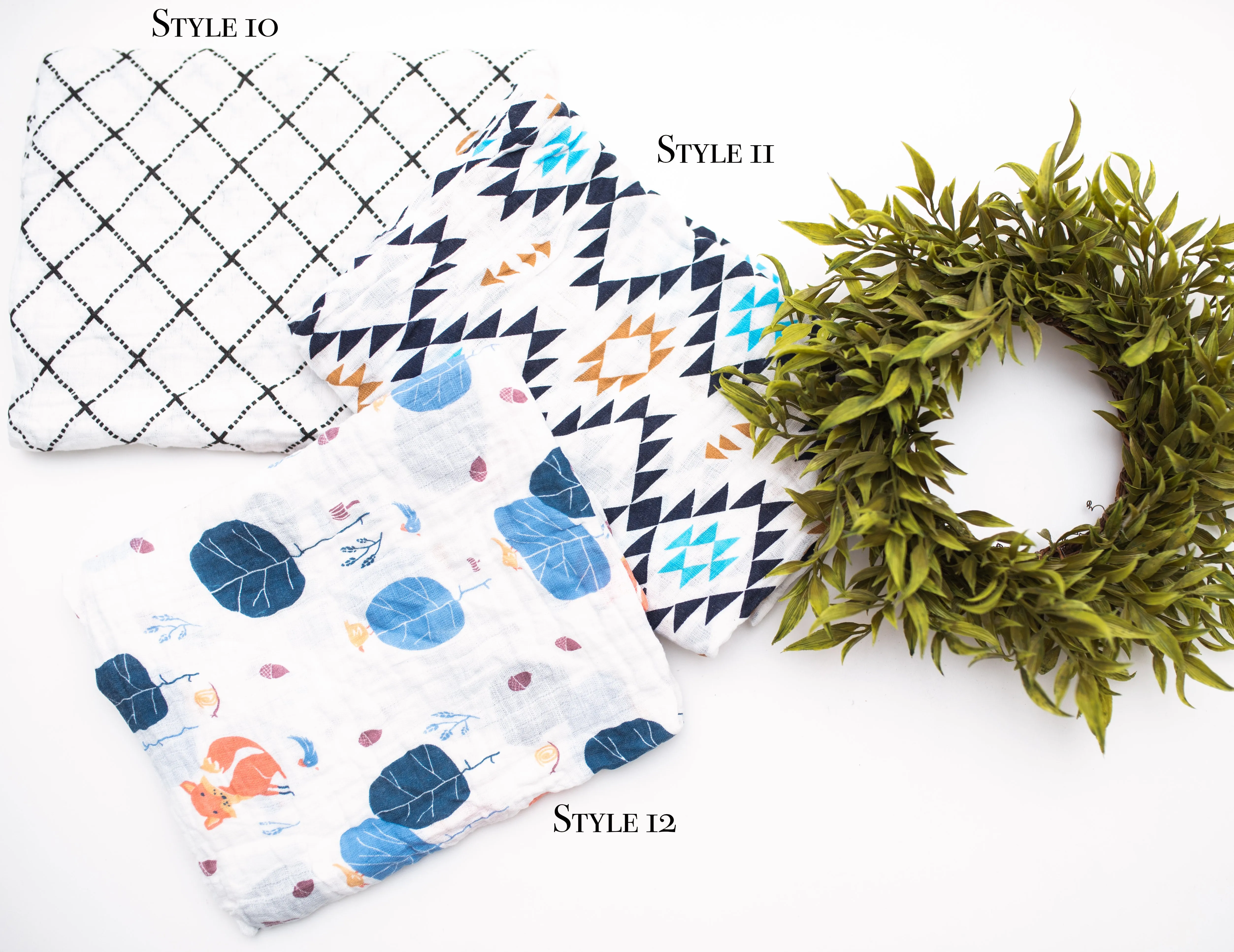Patterned Swaddle Blankets 24 Styles