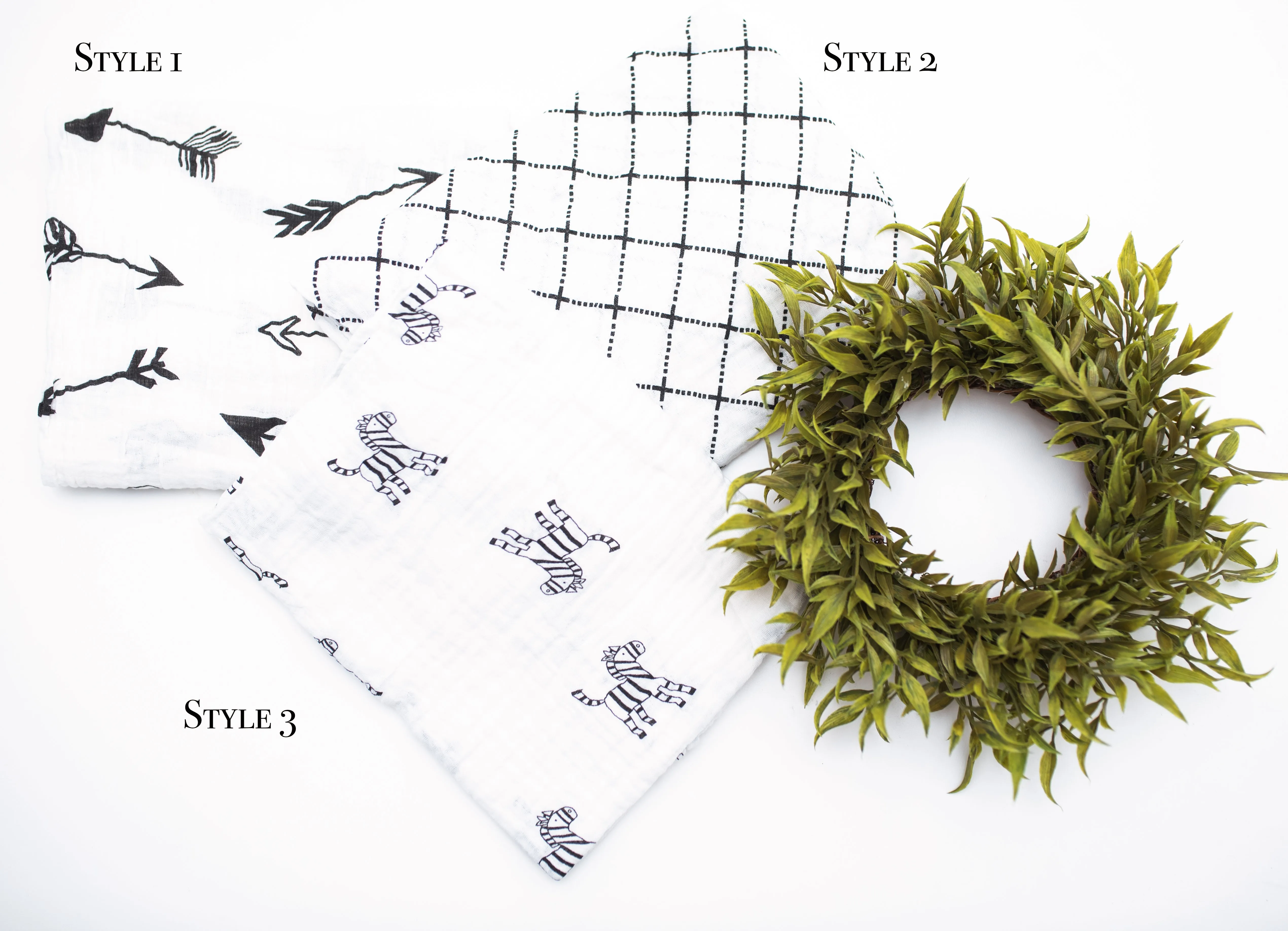 Patterned Swaddle Blankets 24 Styles