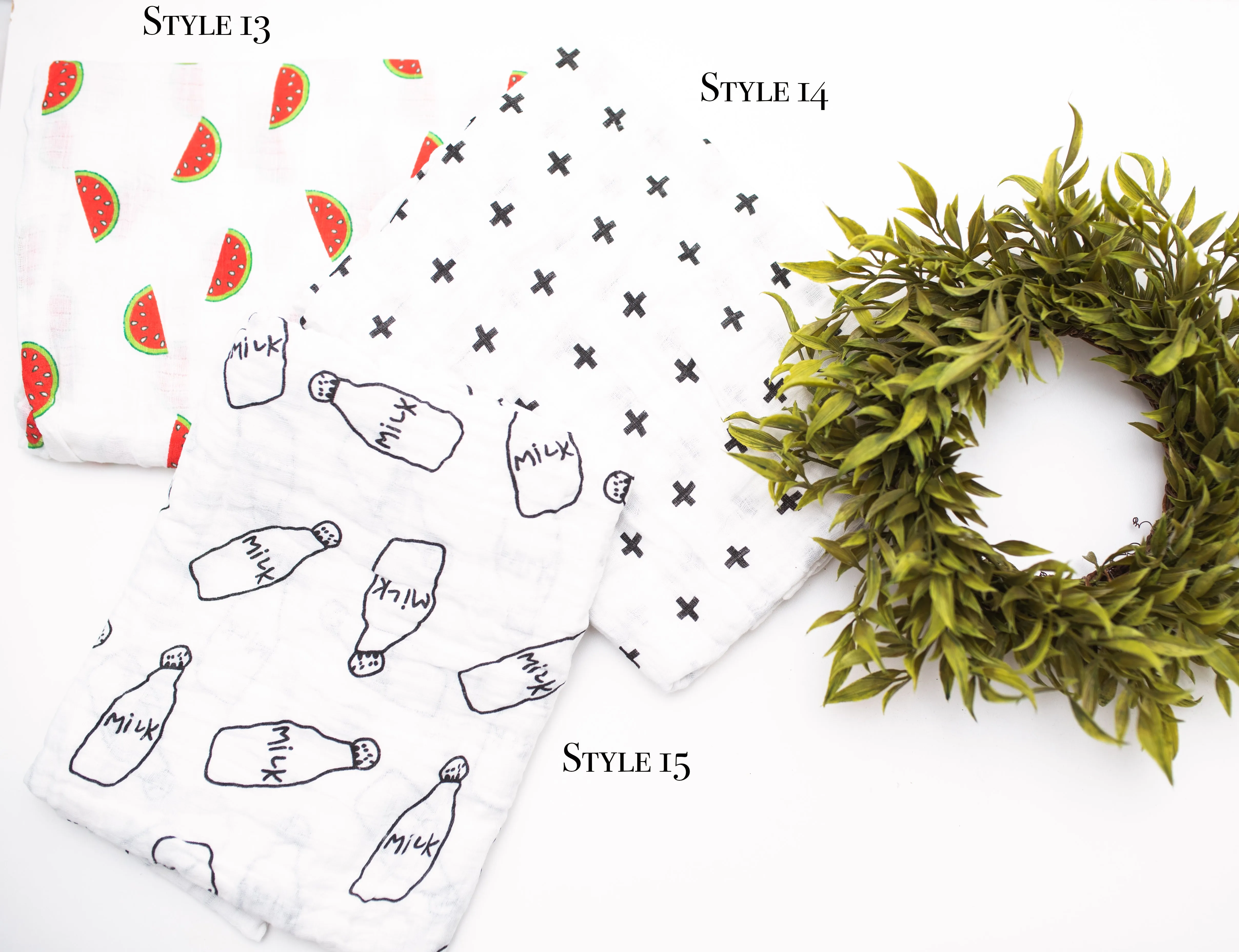 Patterned Swaddle Blankets 24 Styles