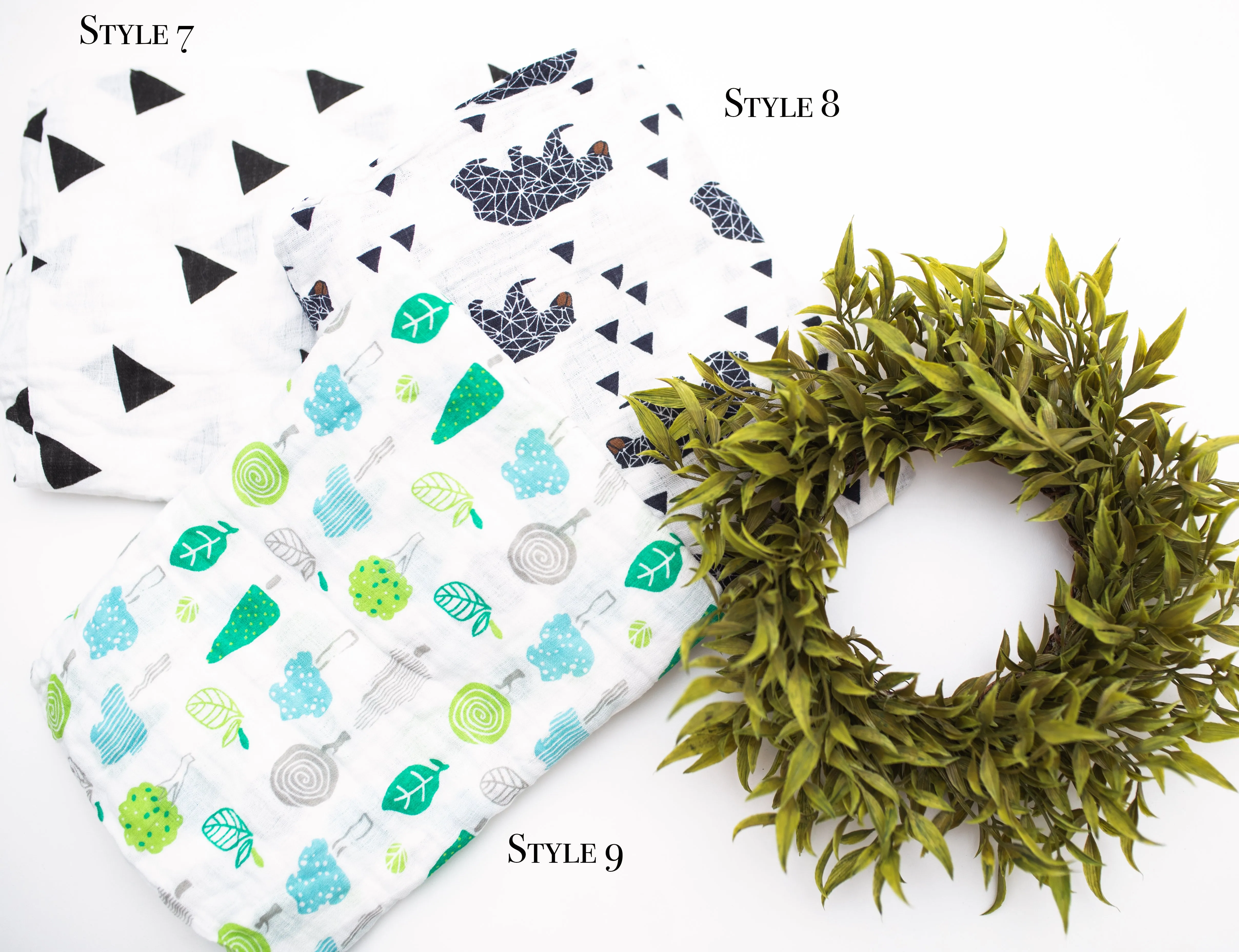 Patterned Swaddle Blankets 24 Styles