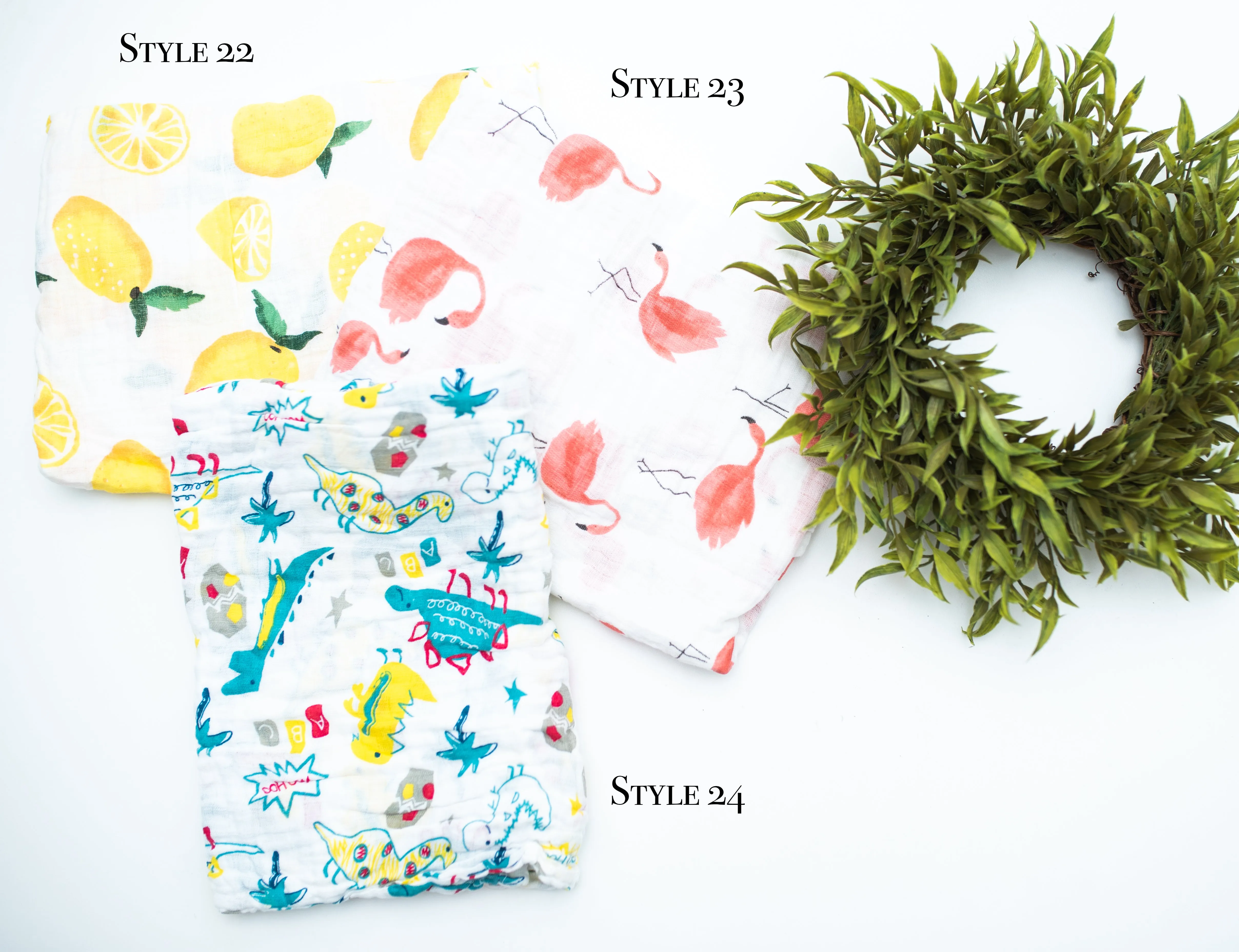 Patterned Swaddle Blankets 24 Styles