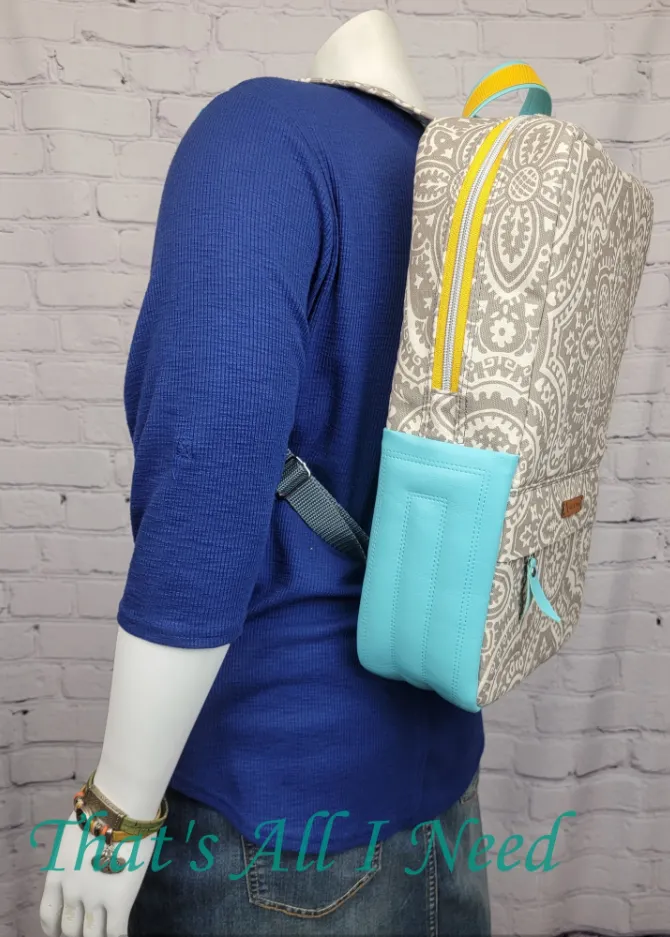 PDF Pattern and Video Tutorial - Oasis Backpack & Mini Oasis Backpack by KMGhandmade