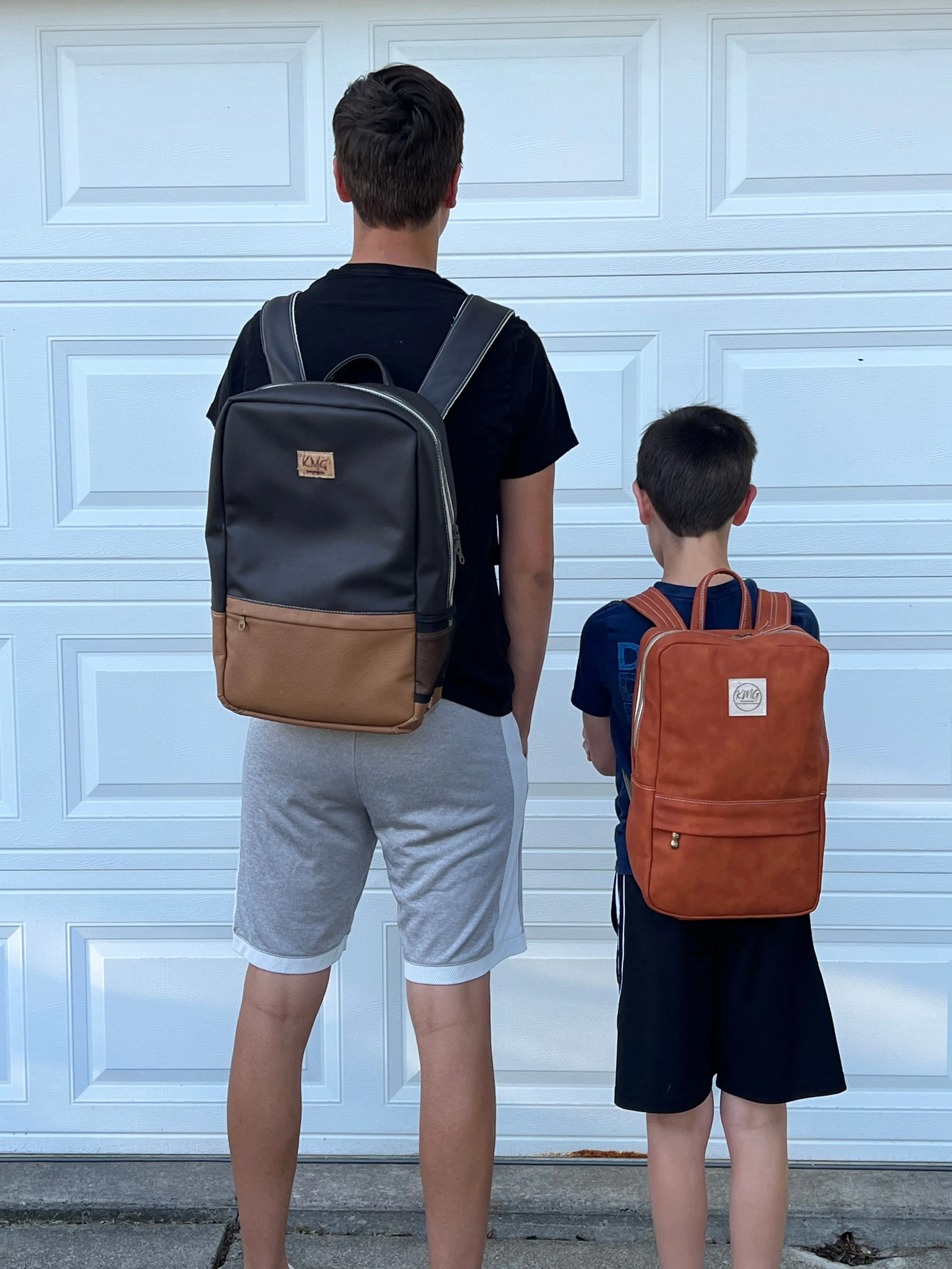 PDF Pattern and Video Tutorial - Oasis Backpack & Mini Oasis Backpack by KMGhandmade