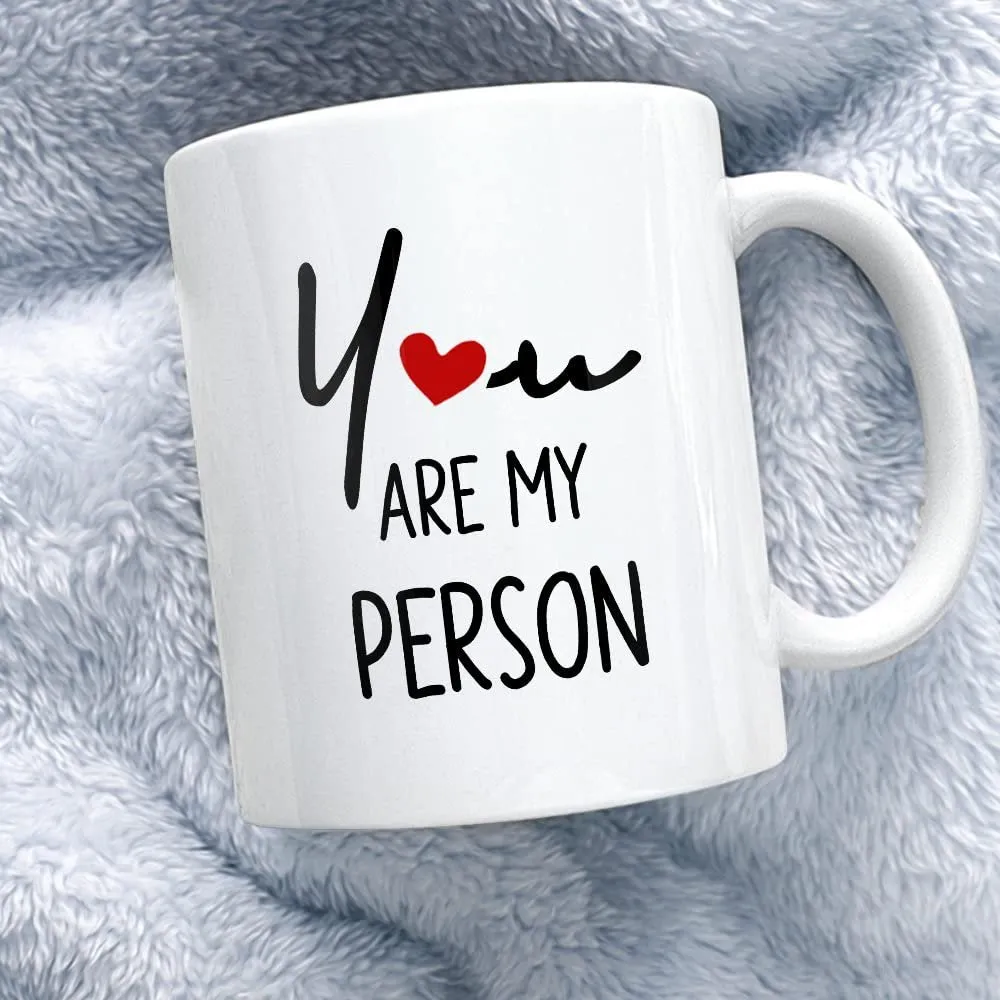 Personalized Couple Hand Mug You Are My Person Mug