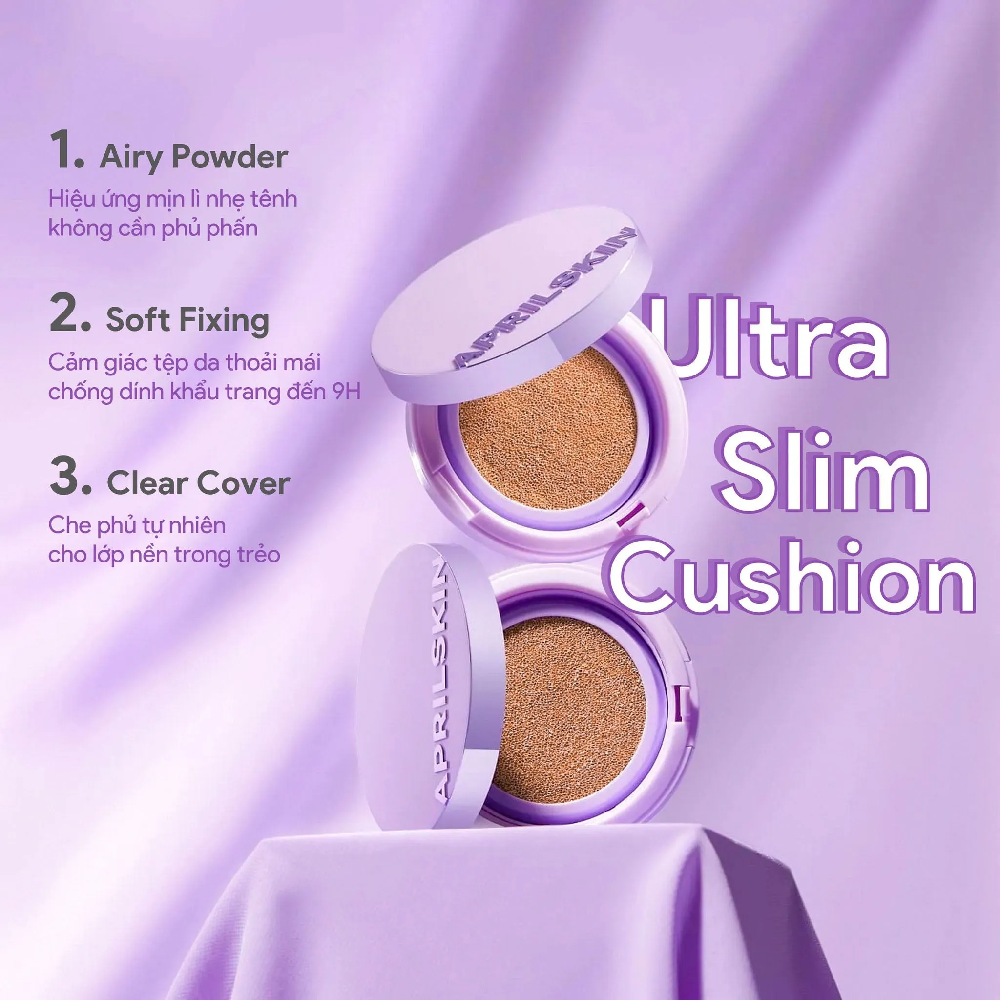 Phấn Nước April Skin Ultra Slim Cushion 15gx2