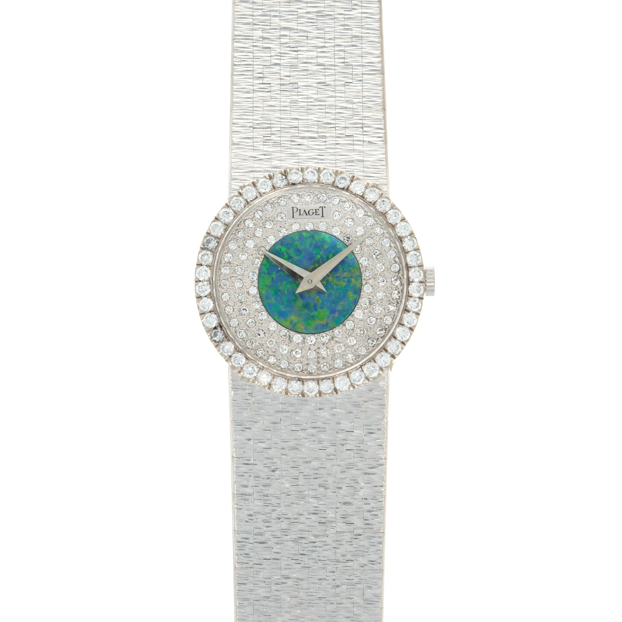 Piaget White Gold Diamond & Opal Watch