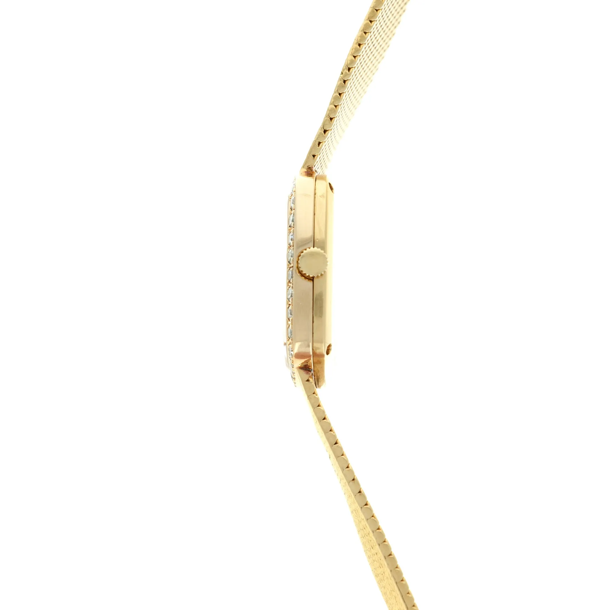 Piaget Yellow Gold Diamond Watch, 1970s