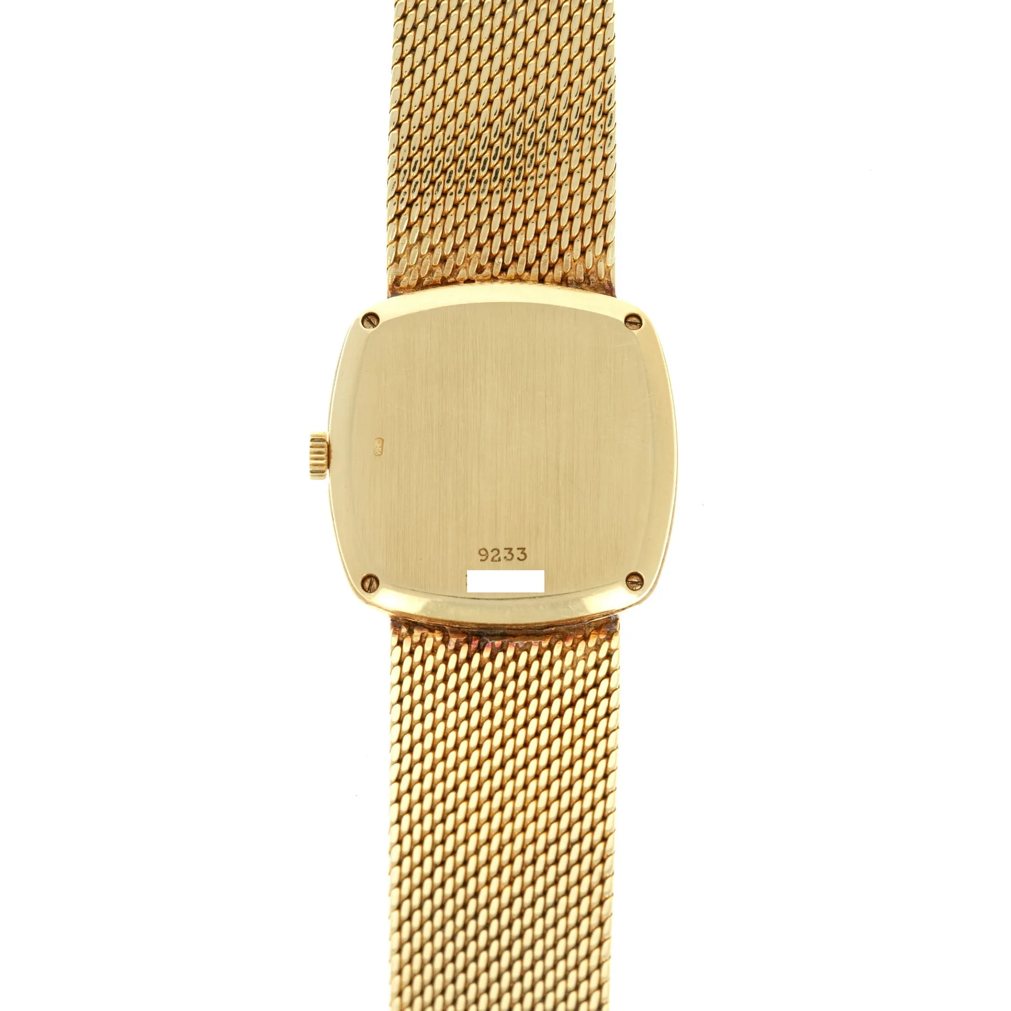 Piaget Yellow Gold Diamond Watch, 1970s