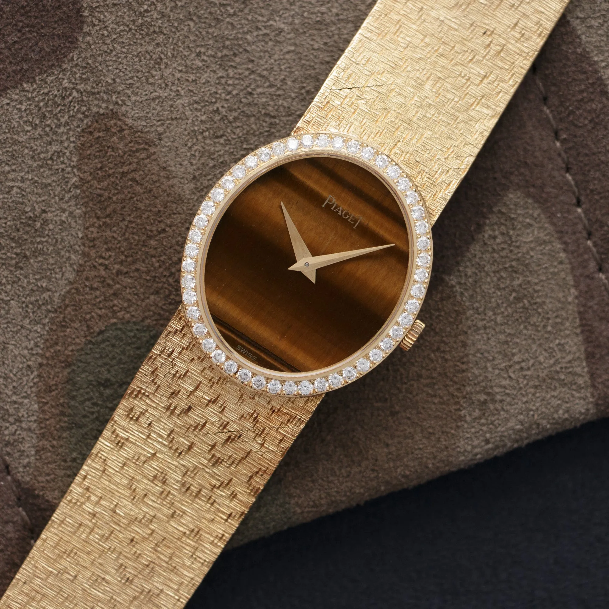 Piaget Yellow Gold Tigerseye Watch