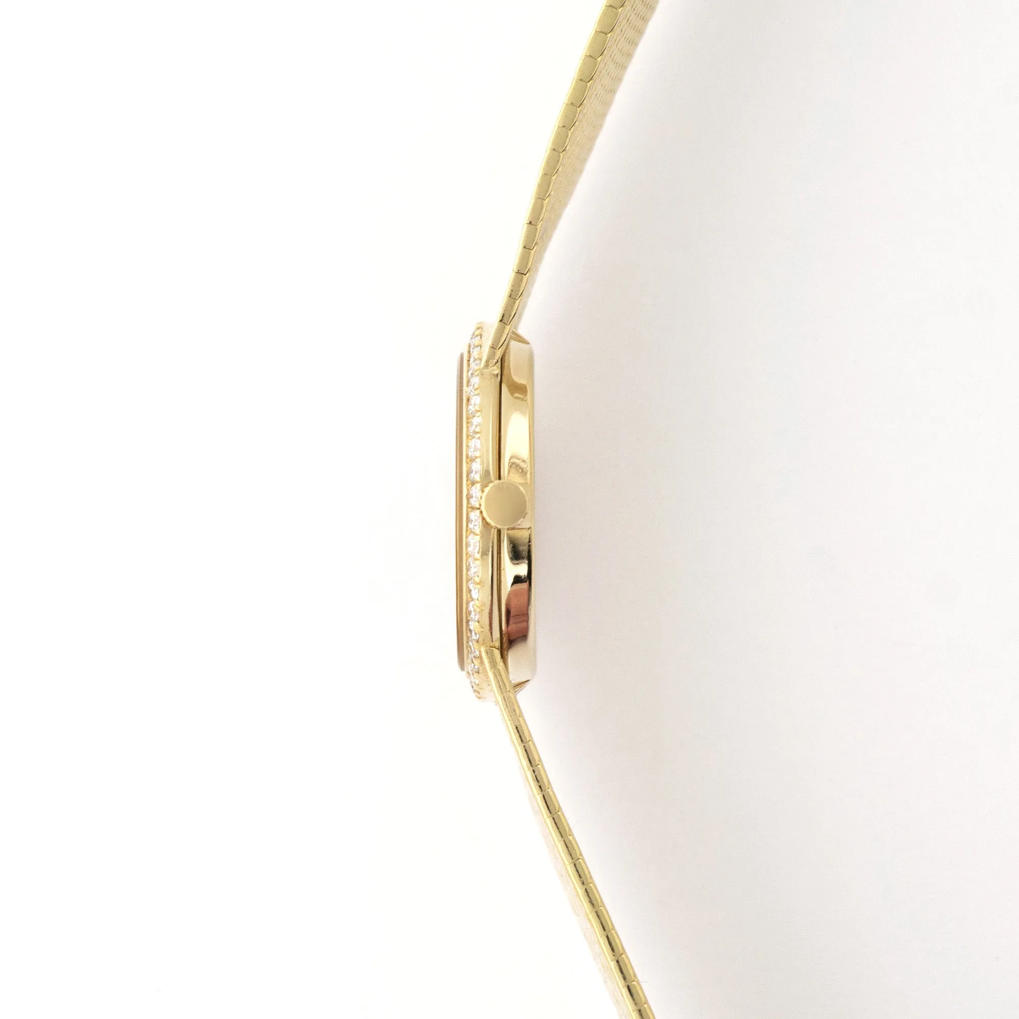 Piaget Yellow Gold Turquoise Diamond Watch, Retailed by Van Cleef & Arpels