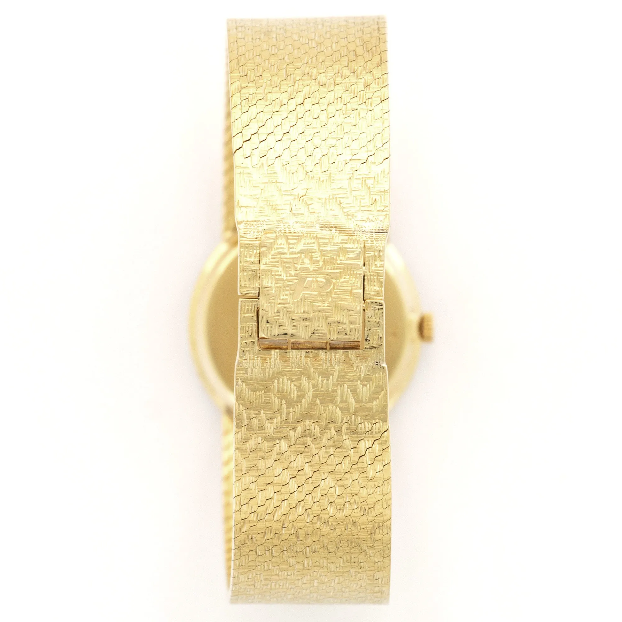 Piaget Yellow Gold Turquoise Diamond Watch, Retailed by Van Cleef & Arpels