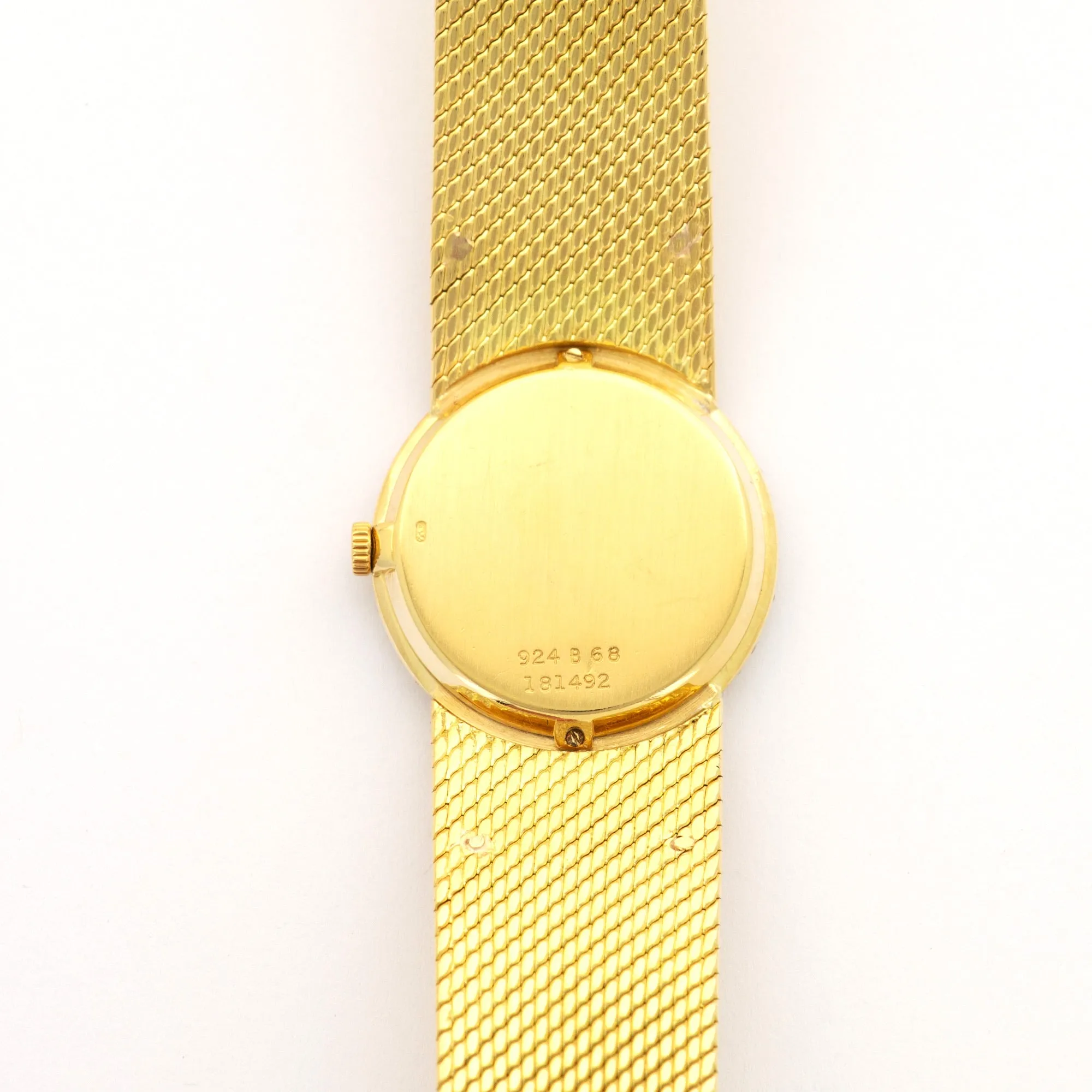 Piaget Yellow Gold Turquoise Diamond Watch, Retailed by Van Cleef & Arpels