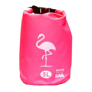 Pink Flamingo Waterproof Bag