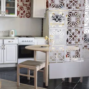 Planet Décor Room Divider in Silver -STY020