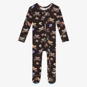Posh Peanut- Supermini Footie Zippered One Piece