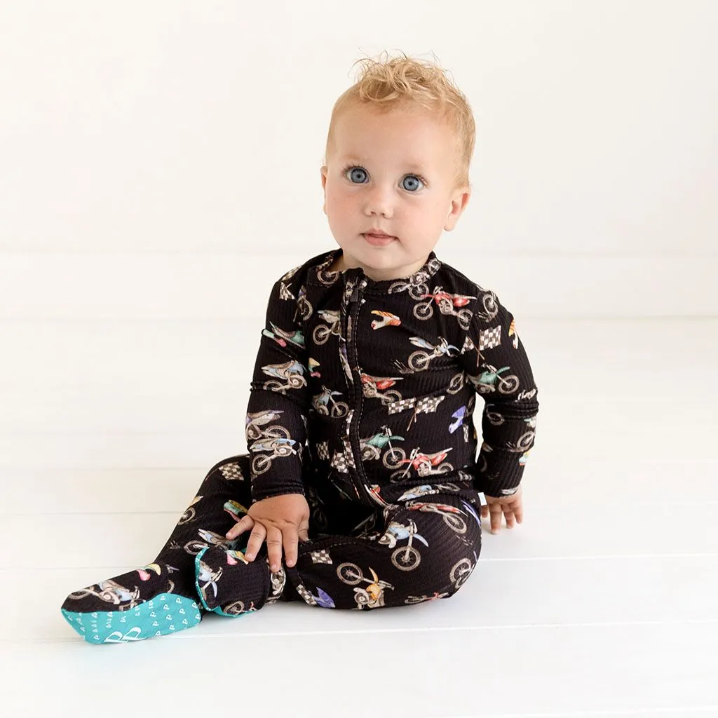 Posh Peanut- Supermini Footie Zippered One Piece