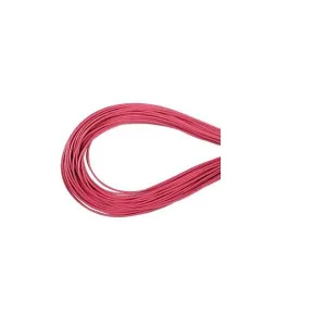 Premium Greek Round Natural Leather Cord - Pink [EOL]