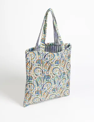 QUILTED SHOPPER BAG