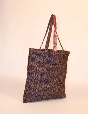 QUILTED SHOPPER BAG