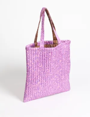 QUILTED SHOPPER BAG