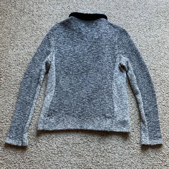 Rag &amp; Bone Women’s Hart Tweed Gray Knit Moto Jacket Sz M