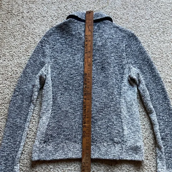 Rag &amp; Bone Women’s Hart Tweed Gray Knit Moto Jacket Sz M