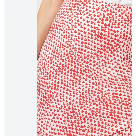 Rails London Skirt Hearthrob Red Patterned Size Large