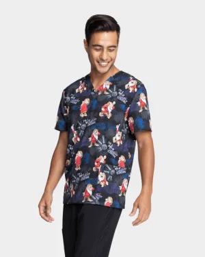 'Ray of Sunshine' V-Neck Print Top - TF728