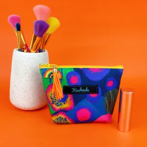 Reef Rainbow Small Makeup Bag.  Kasey Rainbow Design.