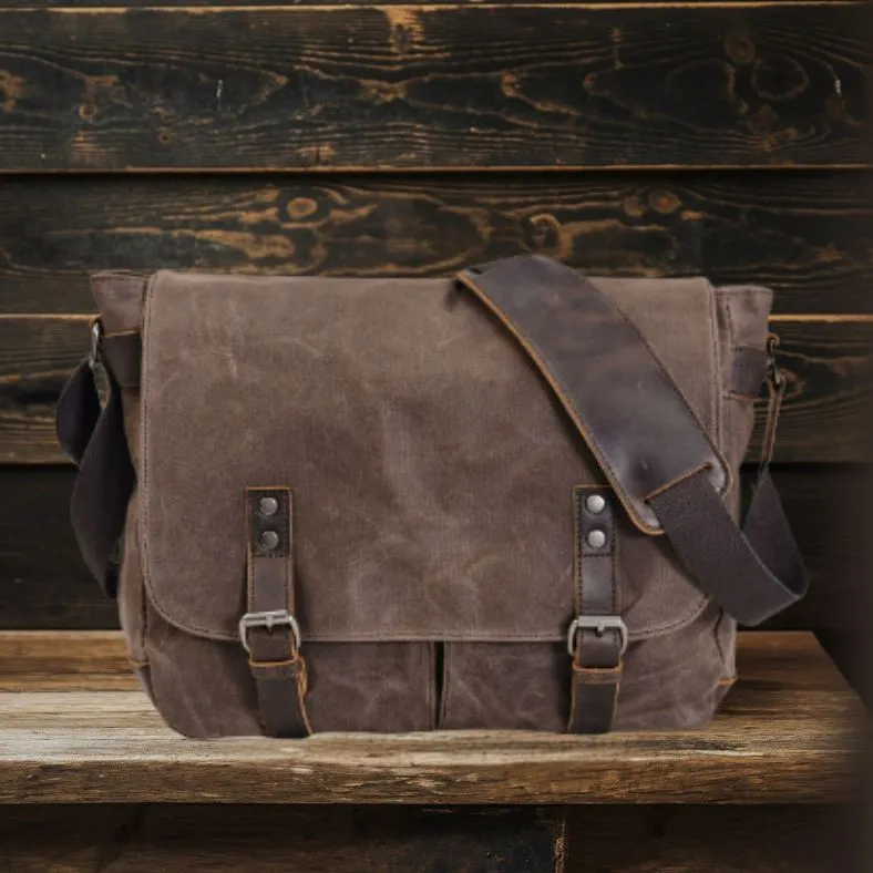 Reno™ | Canvas Laptop Messenger Bag