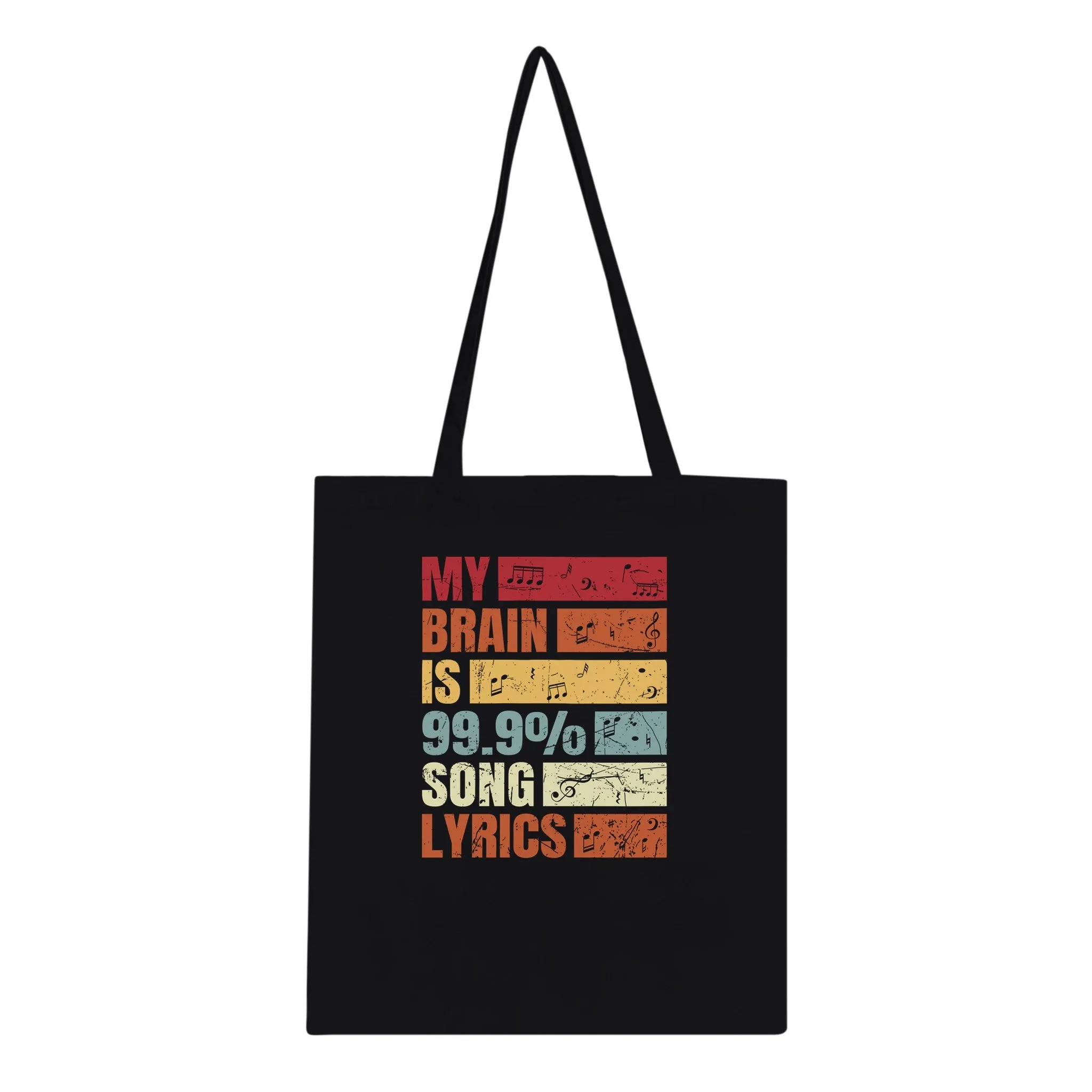 Retro Music Classic Tote Bag