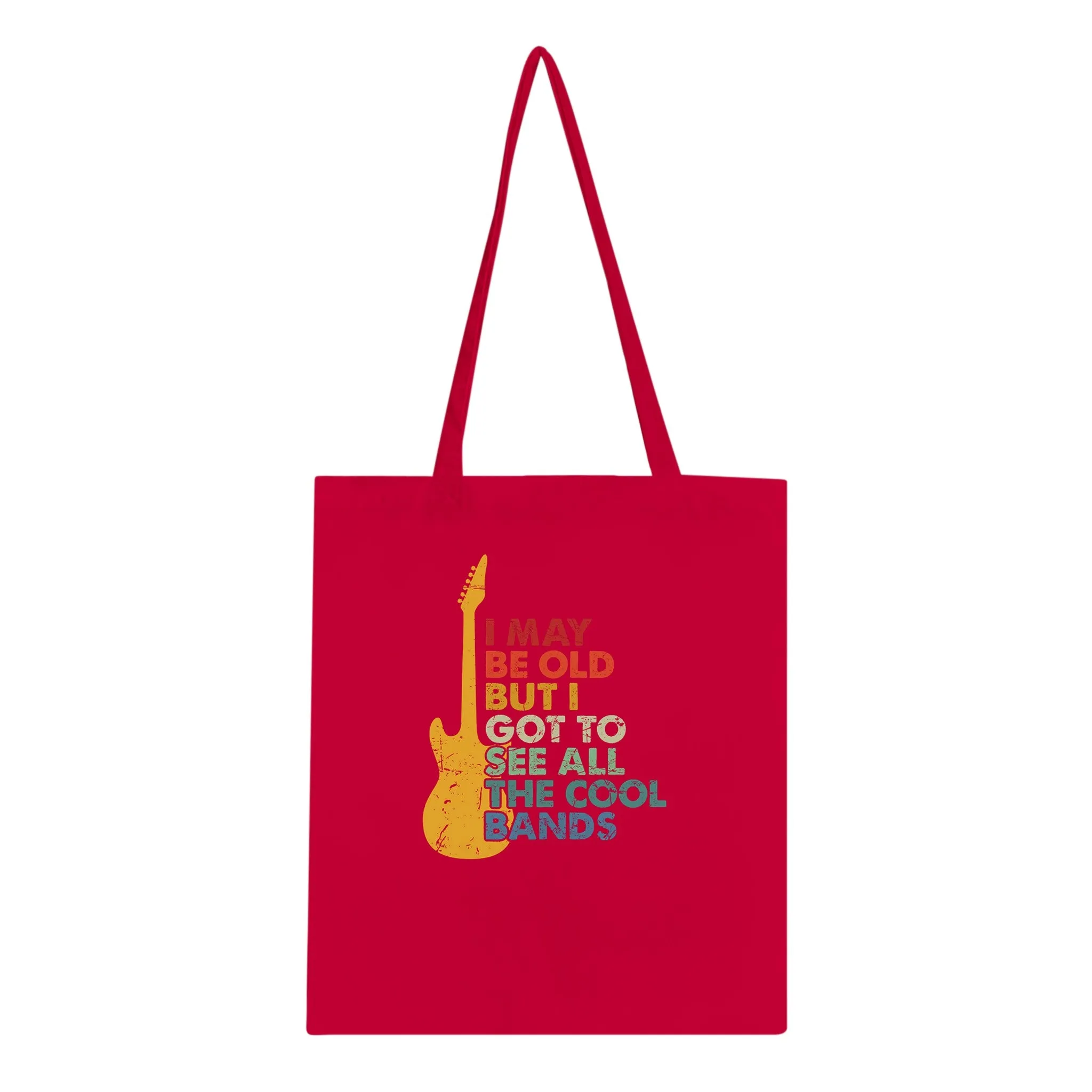 Retro Music Classic Tote Bag