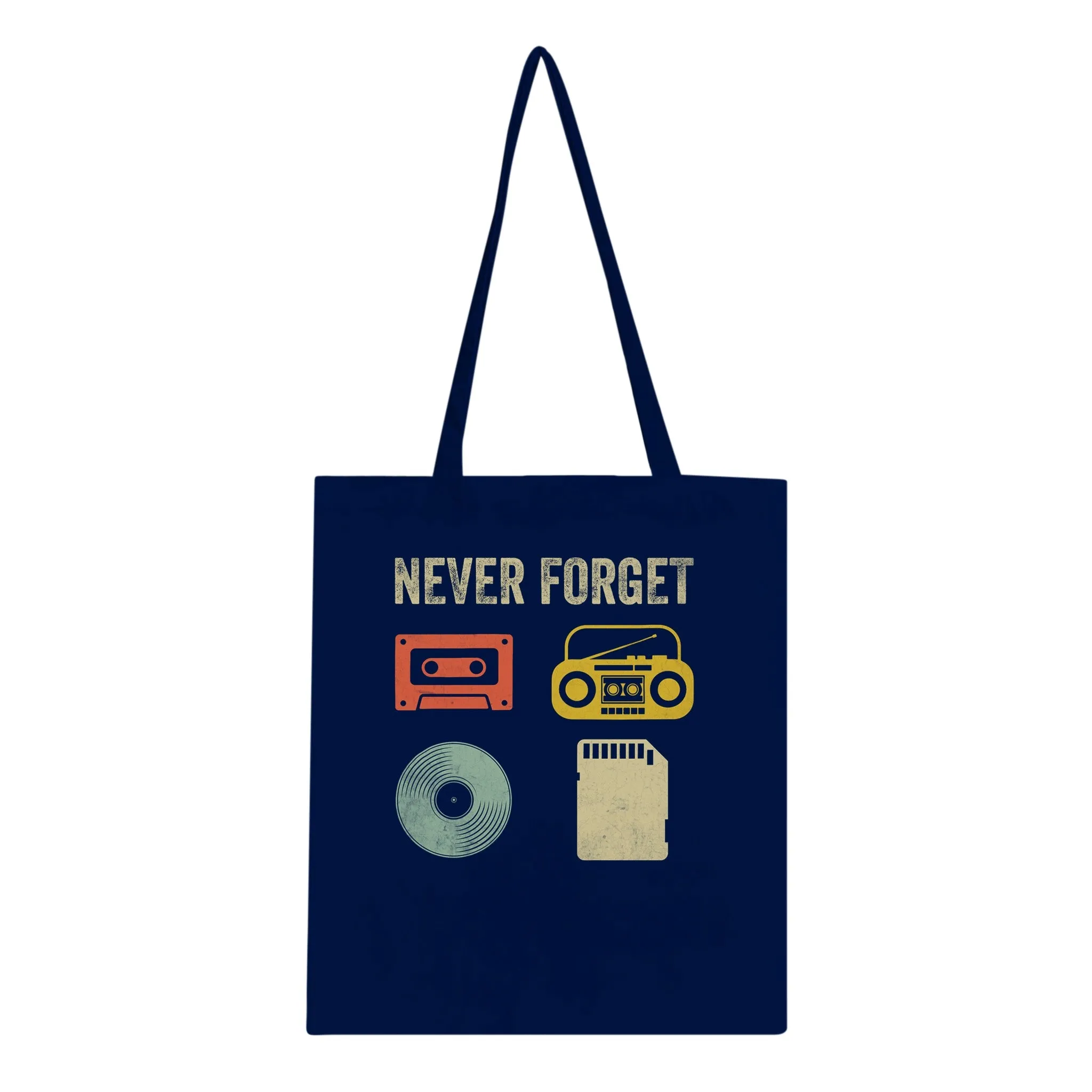 Retro Music Classic Tote Bag