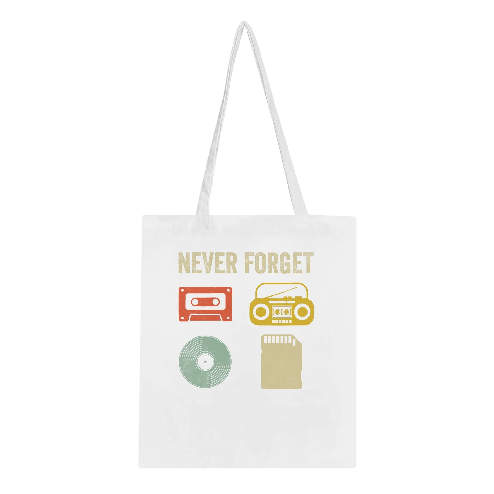 Retro Music Classic Tote Bag