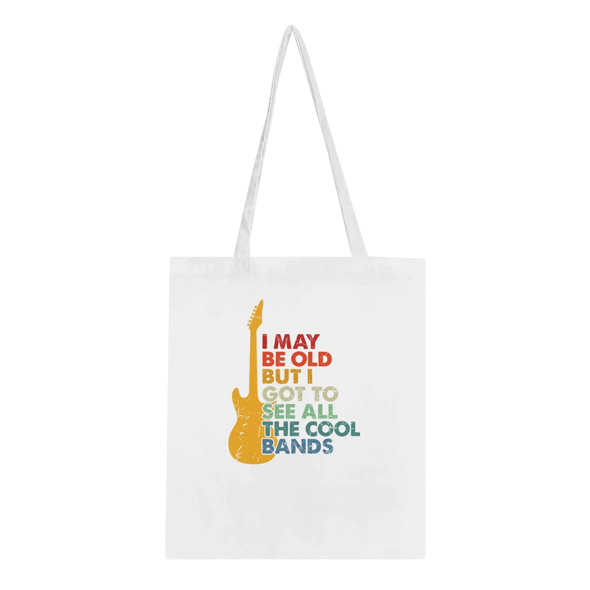 Retro Music Classic Tote Bag