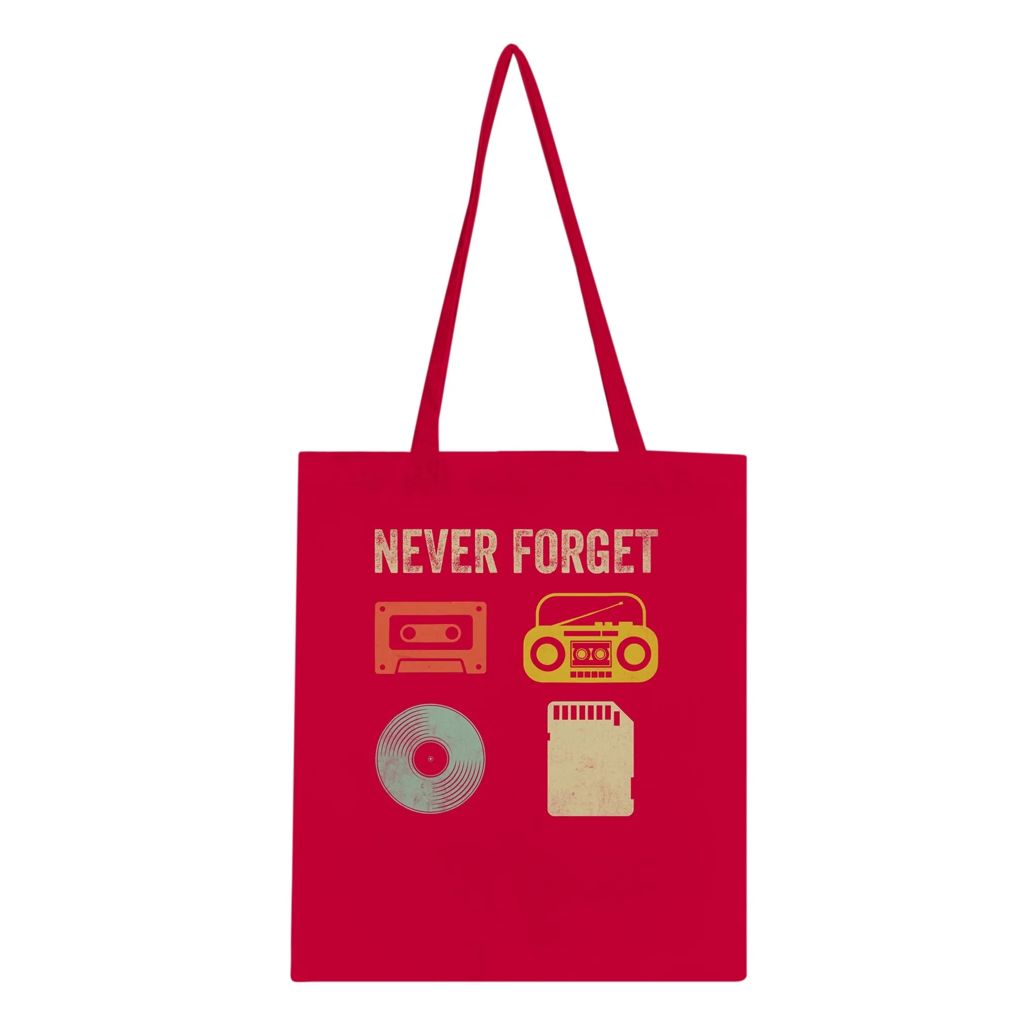 Retro Music Classic Tote Bag