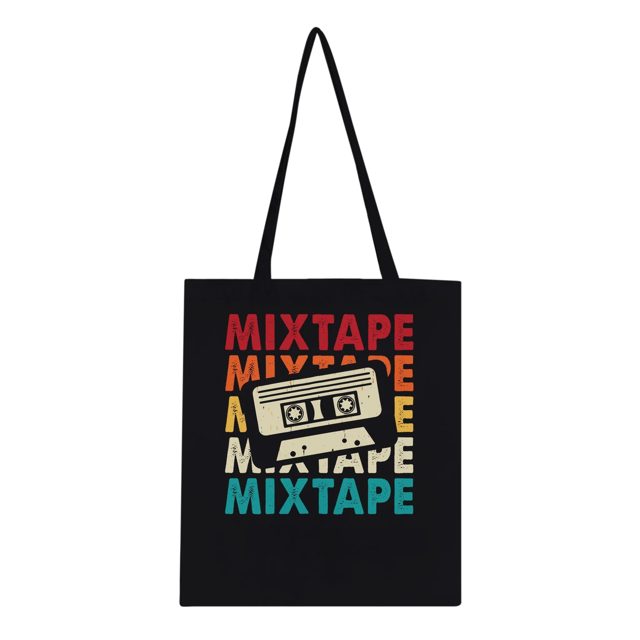 Retro Music Classic Tote Bag