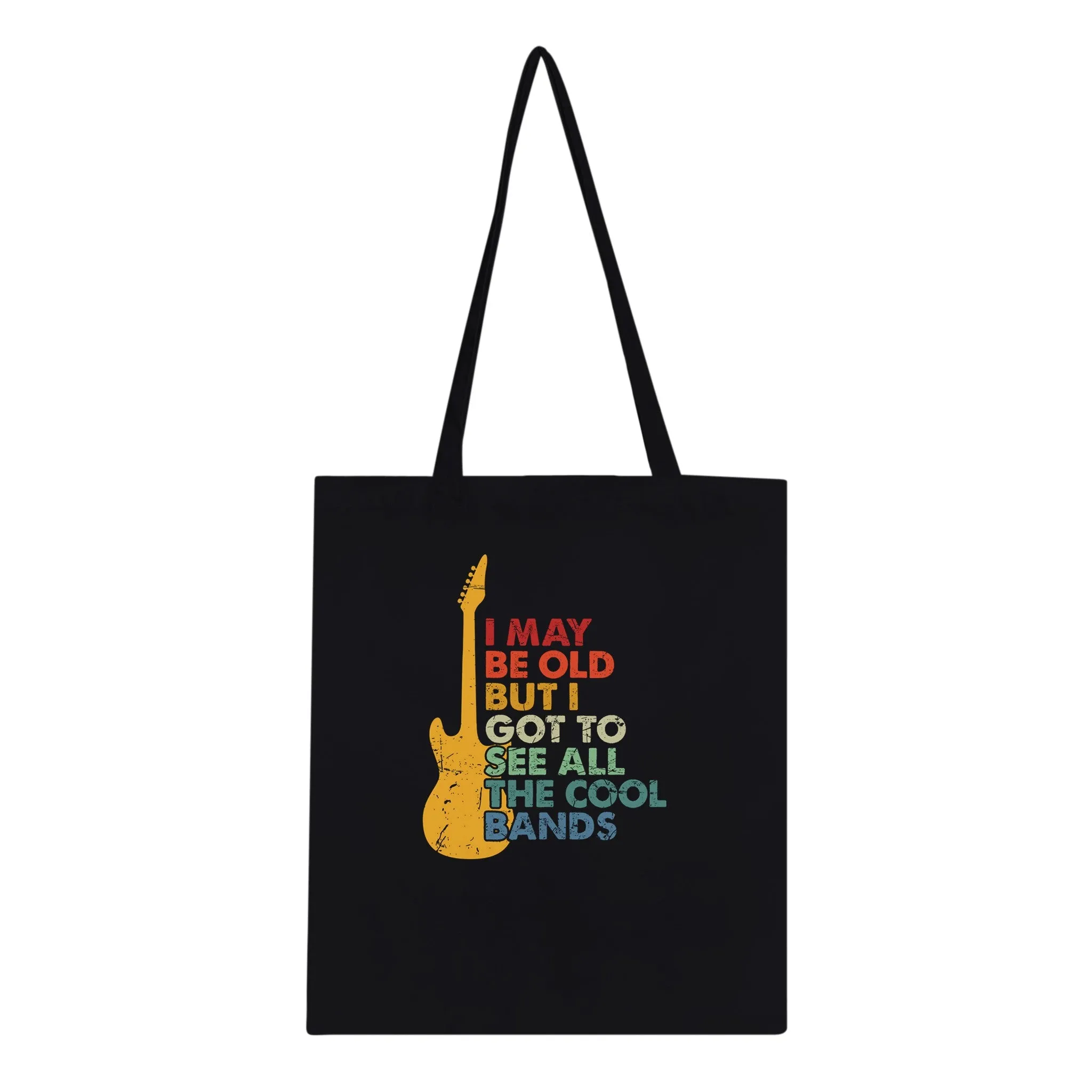 Retro Music Classic Tote Bag