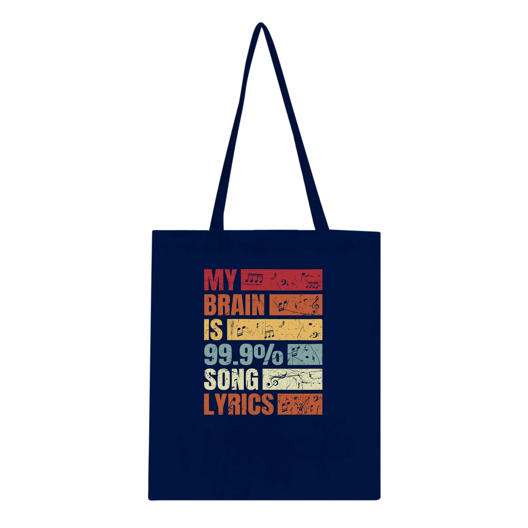 Retro Music Classic Tote Bag
