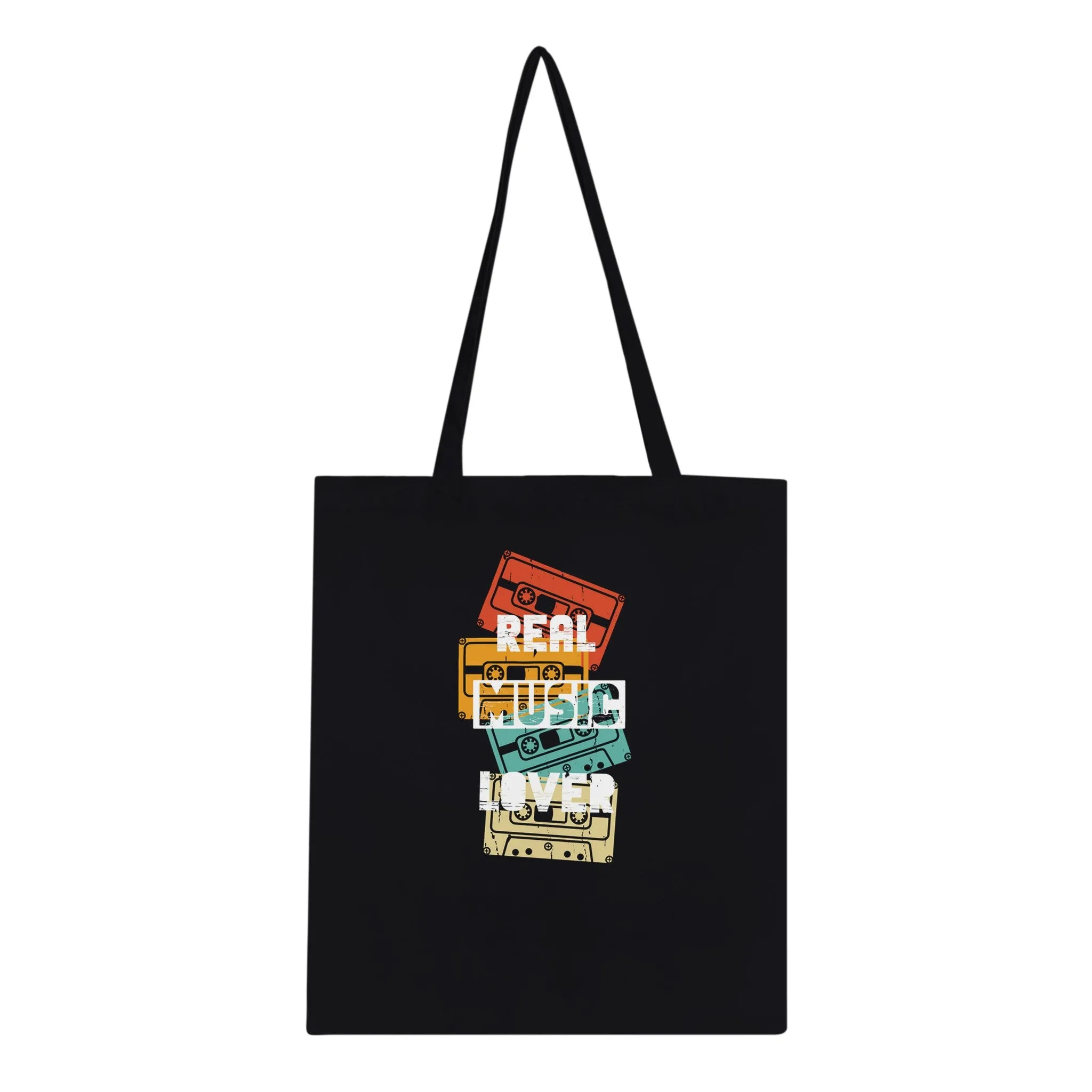 Retro Music Classic Tote Bag